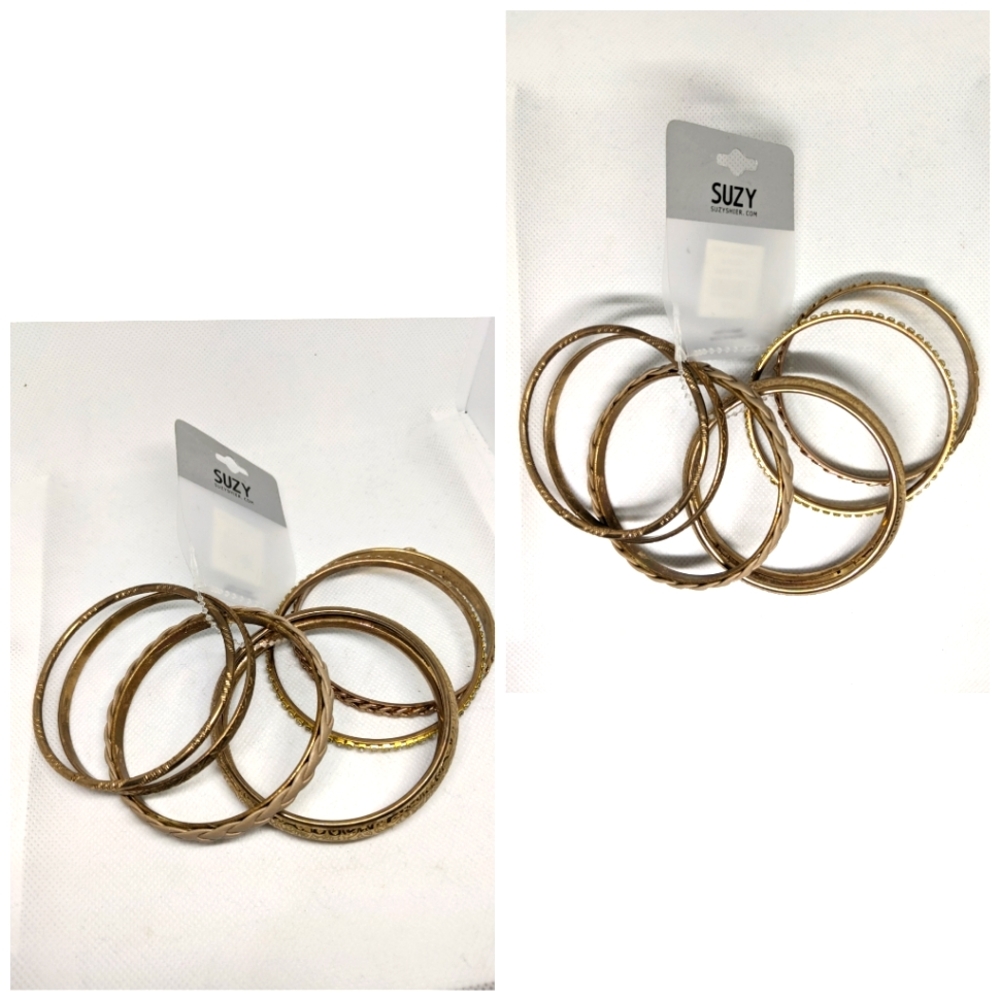 3/20$ Tan And Gold Summer Bracelet Set, NWT